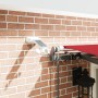 Toldo Retráctil Automático con LED Rojo 400x300 cm, Tejido de Reemplazo para Toldo de 4x3 m Rojo by , Awnings - Ref: Foro24-3...