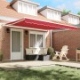 Toldo Retráctil Automático Rojo 400x300 cm, VidaXL Tela de Repuesto para Toldo de 4x3 m Rojo | Foro24.es | Tu tienda online para hogar, jardín y más Foro24.es
