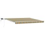 Toldo Manual Retráctil  con LED Verde y Amarillo 400x300 cm, Tela de Repuesto para Toldo  para Marco de 4x3 m Verde y Amarillo | Foro24.es | Tu tienda online para hogar, jardín y más Foro24.es