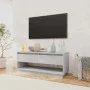 TV stand made of gray concrete plywood 102x41x44 cm by vidaXL, TV Furniture - Ref: Foro24-809489, Price: 66,70 €, Discount: %