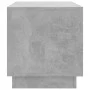 TV stand made of gray concrete plywood 102x41x44 cm by vidaXL, TV Furniture - Ref: Foro24-809489, Price: 66,70 €, Discount: %