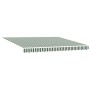 Toldo Retráctil Manual  Verde y Blanco 400x300 cm, Tela de reemplazo para toldo  para armazón de 4x3 m Verde y Blanco | Foro24.es | Tu tienda online para hogar, jardín y más Foro24.es