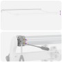 Toldo Retráctil Automático Rayas Rojas y Blancas 400x350 cm by , Awnings - Ref: Foro24-3330753, Price: 425,23 €, Discount: %