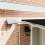 Toldo Retráctil Manual con LED Negro 400x350 cm, Tela de Repuesto para Marco de 4x3.5 m Negro by , Awnings - Ref: Foro24-3330...
