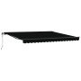 Toldo Retráctil Automático  Negro 400x350 cm, Tela de Reemplazo para Toldo  para Estructura de 4x3.5 m Negro | Foro24.es | Tu tienda online para hogar, jardín y más Foro24.es