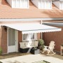 Toldo Retráctil Automático  Blanco 400x350 cm, Tela de Reemplazo para Toldo  4x3.5 m Blanco | Foro24.es | Tu tienda online para hogar, jardín y más Foro24.es