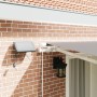 Toldo Retráctil Manual  con LED Gris Claro 400x350 cm, Tela de Reemplazo para Toldo  de 4x3.5 m Gris Claro | Foro24.es | Tu tienda online para hogar, jardín y más Foro24.es