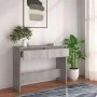 Engineered wood console table in concrete gray, 100x35x76.5 cm by vidaXL, Side tables - Ref: Foro24-809840, Price: 52,02 €, D...