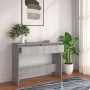 Konsolentisch Holzwerkstoff grau Beton 100x35x76,5 cm von vidaXL, Seitentische - Ref: Foro24-809840, Preis: 52,66 €, Rabatt: %