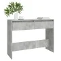 Engineered wood console table in concrete gray, 100x35x76.5 cm by vidaXL, Side tables - Ref: Foro24-809840, Price: 52,02 €, D...