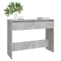 Konsolentisch Holzwerkstoff grau Beton 100x35x76,5 cm von vidaXL, Seitentische - Ref: Foro24-809840, Preis: 52,66 €, Rabatt: %