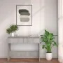 Engineered wood console table in concrete gray, 100x35x76.5 cm by vidaXL, Side tables - Ref: Foro24-809840, Price: 52,02 €, D...