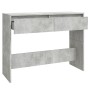 Konsolentisch Holzwerkstoff grau Beton 100x35x76,5 cm von vidaXL, Seitentische - Ref: Foro24-809840, Preis: 52,66 €, Rabatt: %