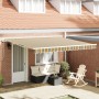 Toldo retráctil automático  Verde y Amarillo 400x350 cm, Tela de reemplazo para el toldo  de 4x3.5 m Verde y Amarillo | Foro24.es | Tu tienda online para hogar, jardín y más Foro24.es