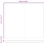 Toldo Retráctil Automático Verde y Blanco 400x350 cm, Tejido de repuesto para el toldo con marco de 4x3.5 m Verde y Blanco by...