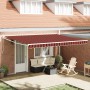 Toldo Retráctil Manual en Naranja y Marrón, 450x300 cm | Foro24.es | Tu tienda online para hogar, jardín y más Foro24.es