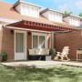 Toldo Retráctil Manual Naranja y Marrón 450x300 cm by , Awnings - Ref: Foro24-3330885, Price: 271,15 €, Discount: %