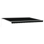 Toldo Retráctil Manual Negro 450x300 cm, Tela de Reemplazo para Toldo de 4.5x3 m Negro von , Markisen - Ref: Foro24-3330955, ...