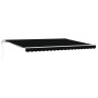 Toldo Retráctil Automático  Negro 450x300 cm, Tela de Reemplazo para Toldo  4.5x3 m Marco Negro | Foro24.es | Tu tienda online para hogar, jardín y más Foro24.es