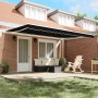 Toldo Retráctil Automático  Negro 450x300 cm, Tela de Reemplazo para Toldo  4.5x3 m Marco Negro | Foro24.es | Tu tienda online para hogar, jardín y más Foro24.es