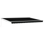 Toldo Retráctil Manual Negro 450x300 cm, Tela de reemplazo para toldo de 4.5x3 m Marco Negro by , Awnings - Ref: Foro24-33309...
