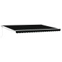 Toldo retráctil automático Negro 450x300 cm, Tela de repuesto para toldo para marco de 4.5x3 m Negro by , Awnings - Ref: Foro...