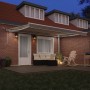 Toldo Retráctil Automático con LED Beige 450x300 cm, Tela para Toldo de Reemplazo para Estructura de 4.5x3 m Beige by , Awnin...