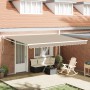 Toldo Retráctil Manual  Beige 450x300 cm, Tela de Repuesto para Toldo  4,5x3 m Beige | Foro24.es | Tu tienda online para hogar, jardín y más Foro24.es