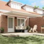 Toldo Retráctil Automático Beige 450x300 cm, Tela de Reemplazo para Toldo de 4.5x3 m Beige by , Awnings - Ref: Foro24-3330978...