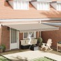 Toldo Retráctil Manual Beige 450x300 cm, Tela de Reemplazo para Toldo de 4.5x3 m Beige by , Awnings - Ref: Foro24-3330979, Pr...