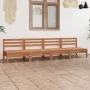 Gartenmöbel Set 4 Stück Massivholz Kiefer honigbraun von vidaXL, Gartensets - Ref: Foro24-3082485, Preis: 198,97 €, Rabatt: %