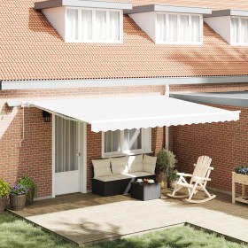 Comprar Toldo Manual Retráctil con LED Blanco