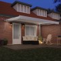 Toldo Retráctil Automático  con LED Blanco 450x300 cm, Tela de Reemplazo para Toldo  de 4.5x3 m Blanco | Foro24.es | Tu tienda online para hogar, jardín y más Foro24.es