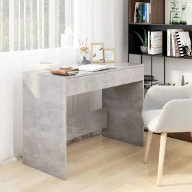 Escritorio de madera contrachapada gris hormigón 101x50x76,5 cm de vidaXL, Escritorios - Ref: Foro24-809561, Precio: 77,91 €,...