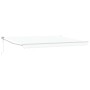 Toldo Retráctil Automático  Blanco 450x300 cm, Tela de Repuesto para Toldo  para Marco de 4.5x3 m Blanco | Foro24.es | Tu tienda online para hogar, jardín y más Foro24.es
