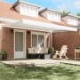 Toldo Retráctil Automático  Blanco 450x300 cm, Tela de Repuesto para Toldo  para Marco de 4.5x3 m Blanco | Foro24.es | Tu tienda online para hogar, jardín y más Foro24.es