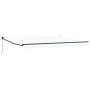 Toldo Manual Retráctil  Blanco 450x300 cm, Tela de reemplazo para toldo  para marco de 4.5x3 m Blanco | Foro24.es | Tu tienda online para hogar, jardín y más Foro24.es