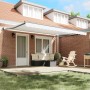 Toldo Manual Retráctil  Blanco 450x300 cm, Tela de reemplazo para toldo  para marco de 4.5x3 m Blanco | Foro24.es | Tu tienda online para hogar, jardín y más Foro24.es