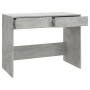 Betongrauer Sperrholzschreibtisch 101x50x76,5 cm von vidaXL, Schreibtische - Ref: Foro24-809561, Preis: 75,50 €, Rabatt: %