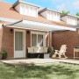 Toldo Retráctil Automático Blanco 450x300 cm, Tela de Reemplazo para Toldo  de 4.5x3 m Blanco | Foro24.es | Tu tienda online para hogar, jardín y más Foro24.es