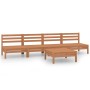 Gartenmöbel-Set 5-teilig aus massivem honigbraunem Kiefernholz von vidaXL, Gartensets - Ref: Foro24-3082490, Preis: 245,47 €,...