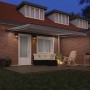 Toldo retráctil automático  con LED gris claro 450x300 cm, Tela de repuesto para toldo  de 4,5x3 m marco gris claro | Foro24.es | Tu tienda online para hogar, jardín y más Foro24.es