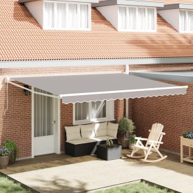 Comprar Toldo Retráctil Manual Gris 450x300 cm