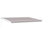 Toldo Retráctil Manual  Gris 450x300 cm, Tela de reemplazo para toldo  para marco de 4,5x3 m Gris Claro | Foro24.es | Tu tienda online para hogar, jardín y más Foro24.es