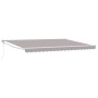 Toldo Retráctil Automático Gris Claro 450x300 cm, Tela de Reemplazo para Toldo para Estructura de 4,5x3 m Gris Claro by , Awn...