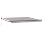 Toldo Retráctil Manual  Gris Claro 450x300 cm, Tela de Reemplazo para Toldo  para marco de 4,5x3 m Gris Claro | Foro24.es | Tu tienda online para hogar, jardín y más Foro24.es