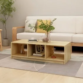 Solid pine wood coffee table 110x50x34 cm by vidaXL, Coffee table - Ref: Foro24-809912, Price: 63,44 €, Discount: %