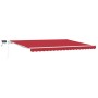 Toldo Retráctil Manual con LED Rojo 450x300 cm, VidaXL Tela de Reemplazo para Toldo de 4,5x3 m Rojo | Foro24.es | Tu tienda online para hogar, jardín y más Foro24.es