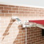 Toldo Retráctil Automático con LED Rojo 450x300 cm,  Tela de Reemplazo para Toldo de 4,5x3 m Rojo | Foro24.es | Tu tienda online para hogar, jardín y más Foro24.es