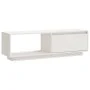 Massiver TV-Schrank aus weißem Kiefernholz, 110 x 30 x 33,5 cm von vidaXL, TV-Möbel - Ref: Foro24-809889, Preis: 61,14 €, Rab...
